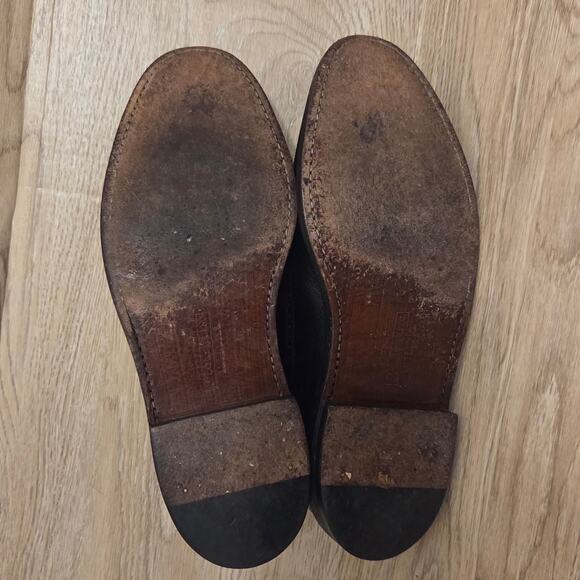 Florsheim Imperial Longwing Black Leather Oxford Shoes Mens Size 10.5 3E X-Wide - Picture 7 of 10